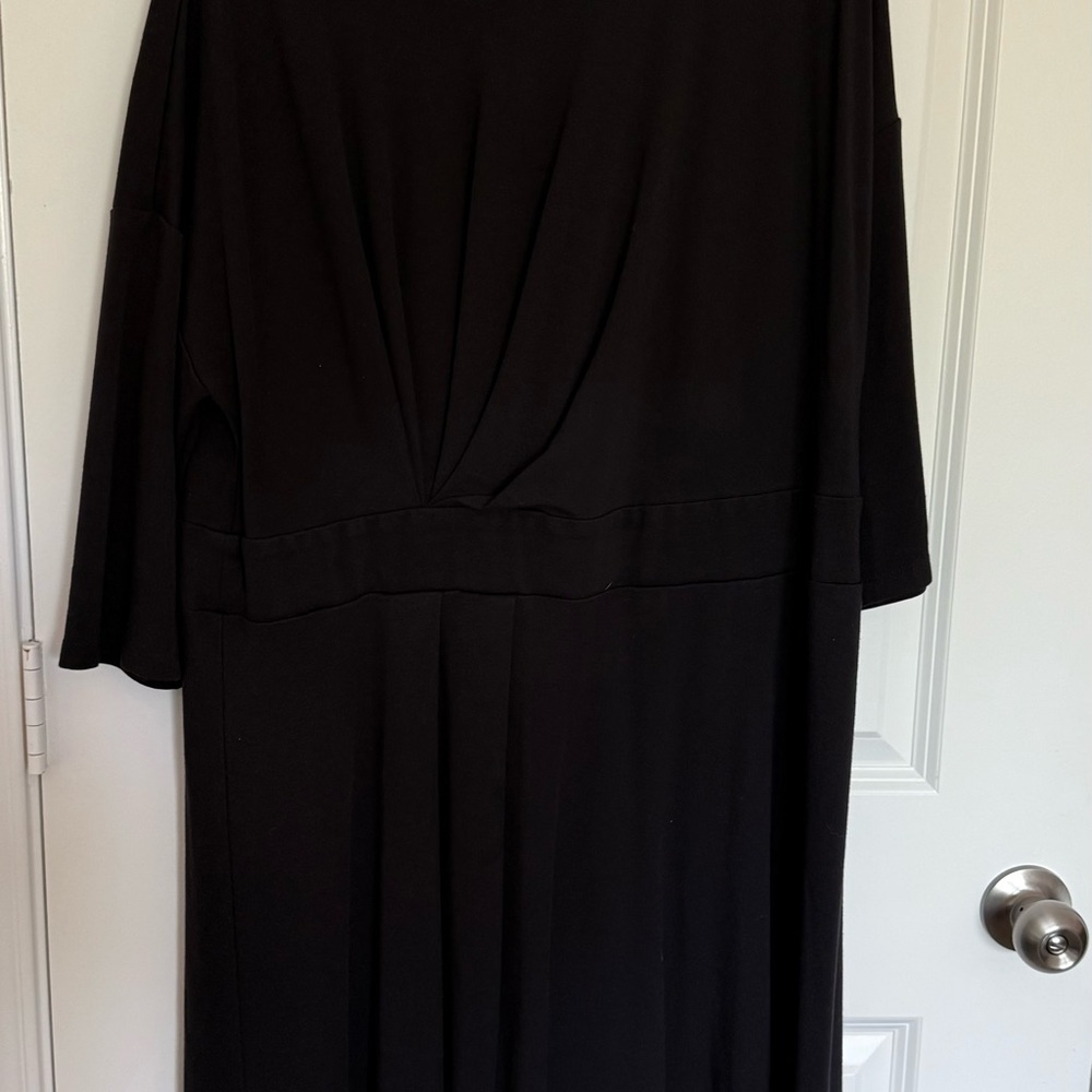 Eloquii Black Elbow Sleeve Dress